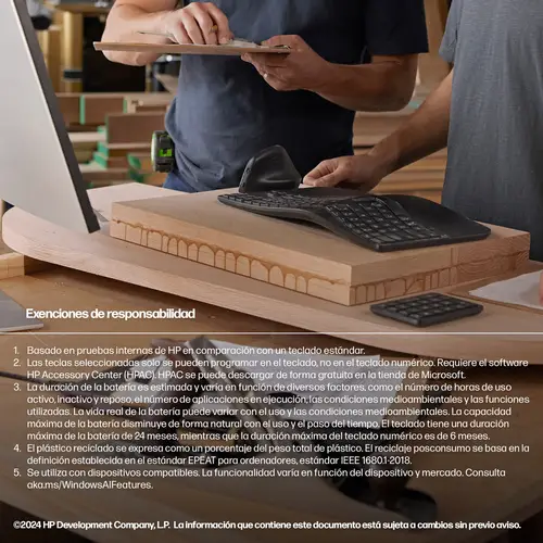Teclado inalámbrico ergonómico 960 - Imagen 7