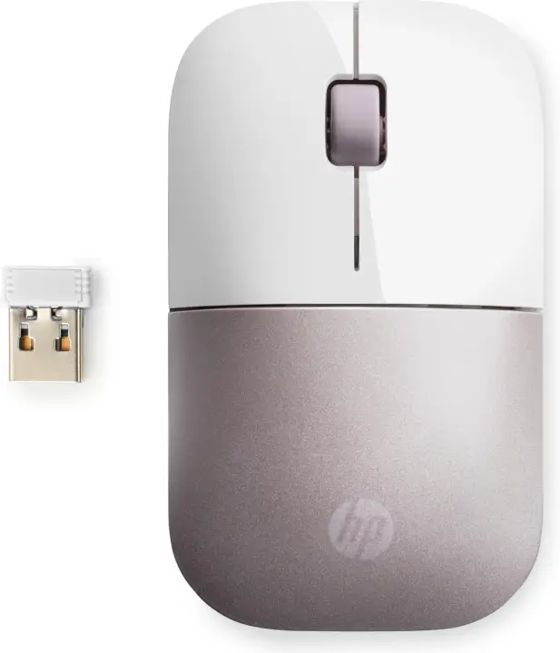 Ratón inalámbrico Z3700 (blanco/rosa)