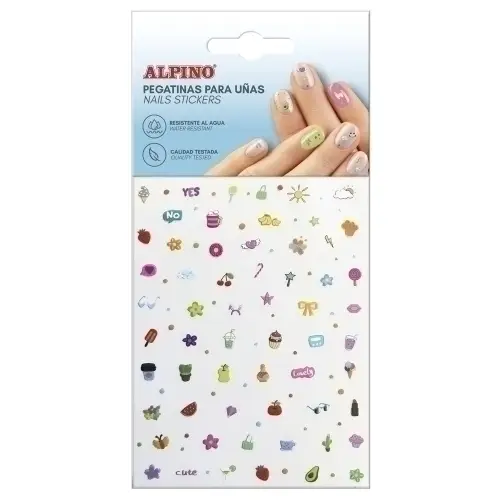 MAQUILL.ALPINO PEGATINAS PARA UÑAS