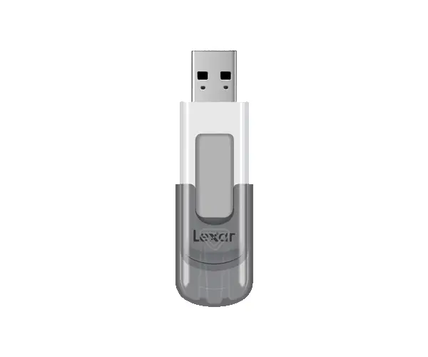 JumpDrive V100 unidad flash USB 64 GB USB tipo A 3.2 Gen 1 (3.1 Gen 1) Gris, Blanco