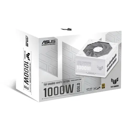 TUF Gaming 1000W Gold White Edition unidad de fuente de alimentación 20+4 pin ATX ATX Blanco - Imagen 12
