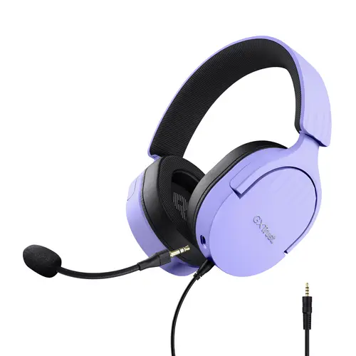 GXT 489P FAYZO Auriculares Alámbrico Diadema Juego Negro, Púrpura - Imagen 1