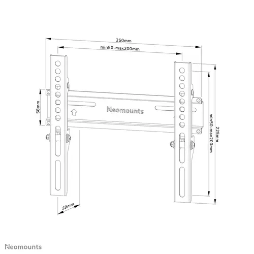 WL30-350BL12 Soporte de pared para TV 24-55" - fijo - bloqueable - Imagen 14