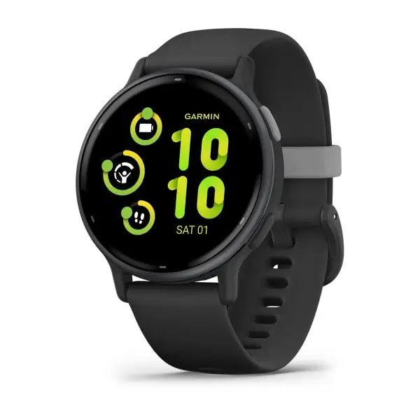 Vivoactive 5 3,05 cm (1.2") AMOLED 42 mm Digital 390 x 390 Pixeles Pantalla táctil Negro Wifi GPS (satélite)