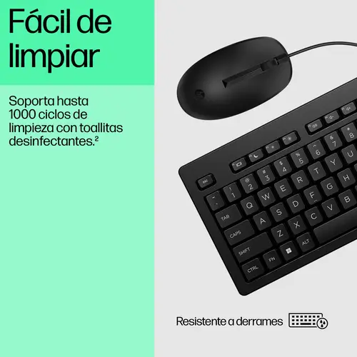 Combo de teclado y ratón con cable 225 - Imagen 7