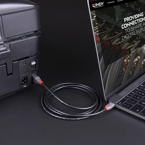 36667 cable USB USB 3.2 Gen 1 (3.1 Gen 1) 2 m USB C USB B Negro - Imagen 4