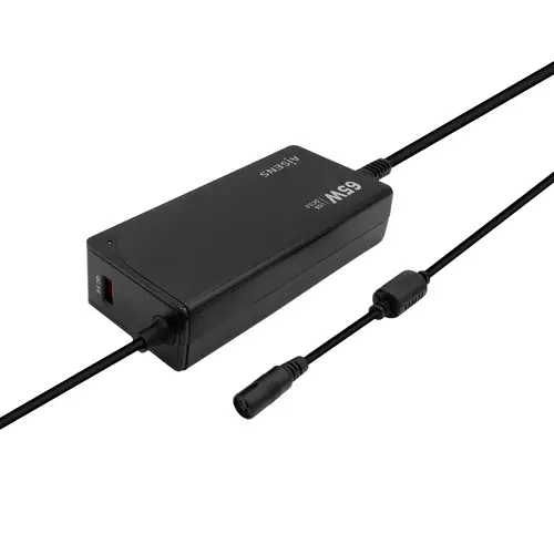 Cargador 65 W Automatico Universal Multitension Para Portatil Con 9 Conectores + USB-A QC.3.0 - Imagen 2