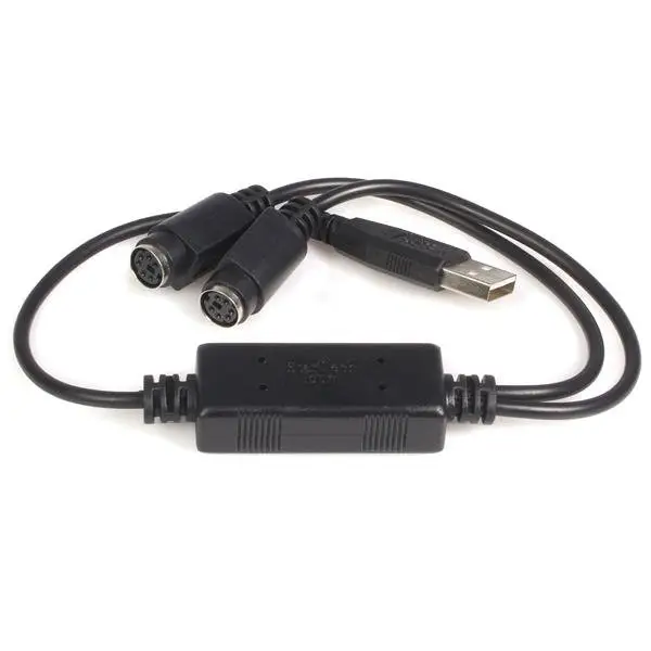 Cable Adaptador Conversor Teclado Ratón Mouse PS/2 a USB - 2x PS..
