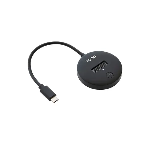 Docking Station USB-C 3.2 Gen 2x1 para SSD M.2 NVMe PICe, Negra - Imagen 1