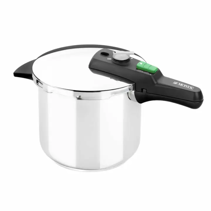 Quick 9 L Negro, Acero inoxidable