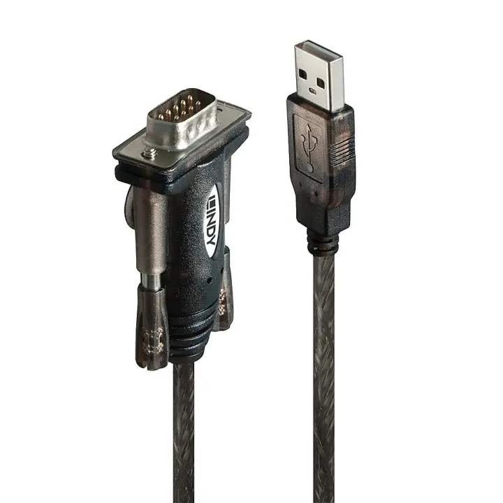 42855 cable de serie Gris, Transparente 1,5 m USB tipo A DB-9