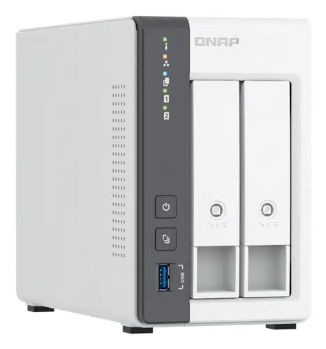 TS-216G servidor de almacenamiento NAS Torre Cortex-A Cortex-A55 4 GB Unidad de disco duro Blanco - Imagen 3