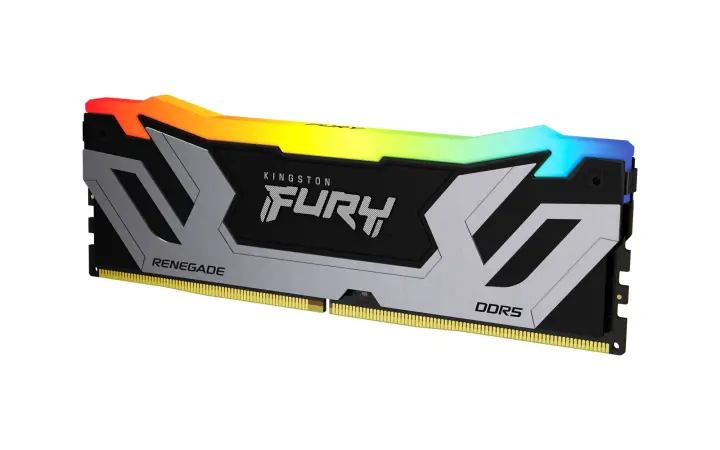 FURY 24GB 8400MT/s DDR5 CL40 CUDIMM Renegade RGB Silver XMP
