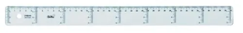 REGLA CRISTAL SAFTA 40 CENTIMETROS