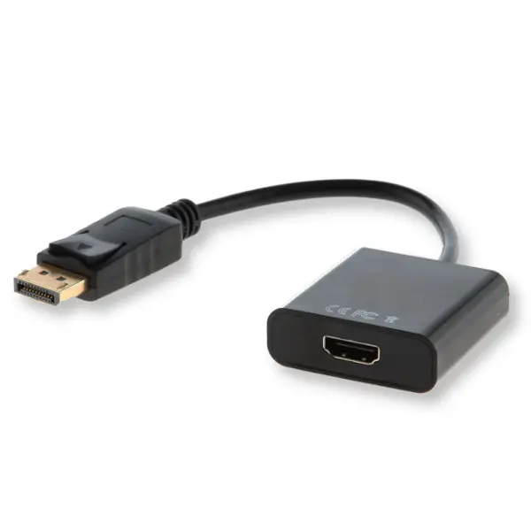 CL-55 adaptador de cable de vídeo 0,2 m DisplayPort HDMI tipo A (Estándar) Negro