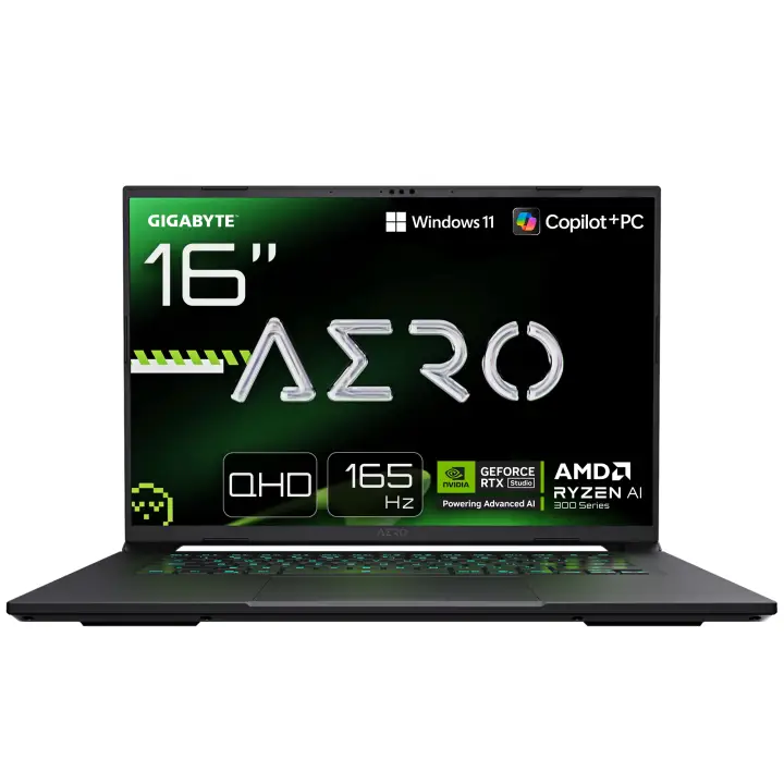 AERO X16 1VH93ESC64AH Copilot+ PC AMD Ryzen AI 7 350 Portátil 40,6 cm (16") WQXGA 32 GB DDR5-SDRAM 1 TB SSD NVIDIA GeForce RTX 5060 Wi-Fi 6E (802.11ax) Windows 11 Home Gris