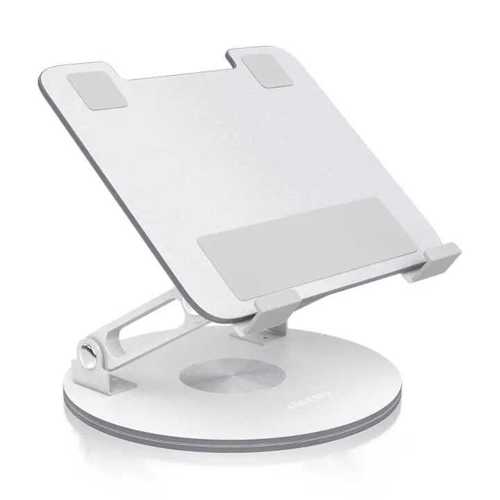 Soporte de Sobremesa Giratorio Ajustable Para Portatil / Tablet 7-13, Plata