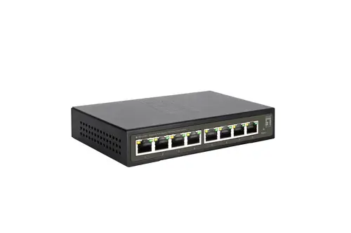 GES-2108P switch Gestionado L2 Gigabit Ethernet (10/100/1000) Energía sobre Ethernet (PoE) Negro - Imagen 4