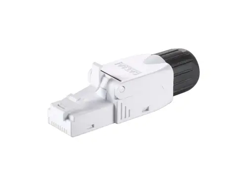 121162 conector RJ-45 Negro, Blanco - Imagen 1