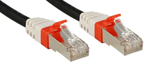 Cat.6 (A) SSTP / S/FTP PIMF Premium 0.5m cable de red Negro 0,5 m - Imagen 1