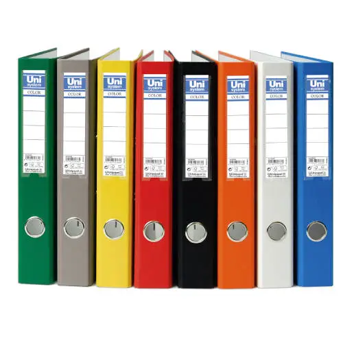 ARCHIVADOR PALANCA 45 A4 2MM COLOR BLANCO UNISYSTEM COLOR 1726977..