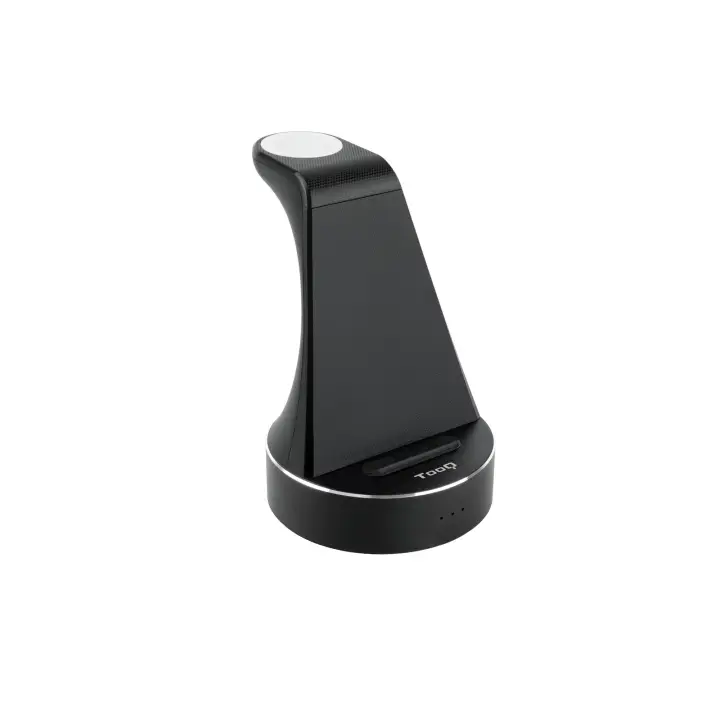 Base de Carga Inalámbrica para Apple Watch y iPhone/Smartphone, Negro