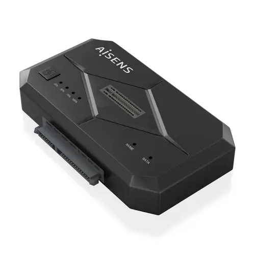 Estación de Docking SATA 2.5/3.5, M.2 NVMe a USB 3.0/3.1 Gen1, Clone, Negro - Imagen 1