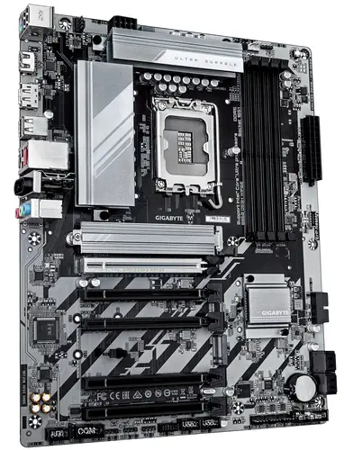 B860 DS3H WIFI6E Placa base - CPUs Intel Core Ultra, VRM de 8+1+2+2 fases, hasta 9066MHz DDR5, 1xPCIe 5.0 + 1xPCIe 4.0 M.2, LAN 2,5 GbE, WIFI 6E, USB 3.2 Gen 2x2 - Imagen 3