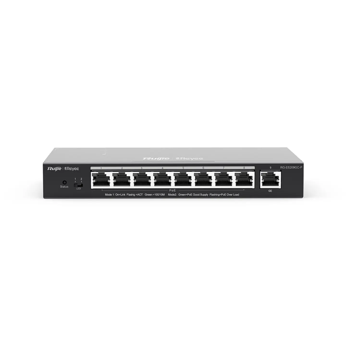 RG-ES209GC-P switch Gestionado Gigabit Ethernet (10/100/1000) Ene..