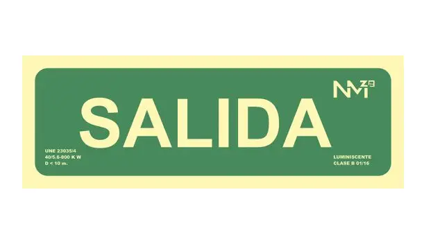 6170-06H VE señal de información Carta Verde PVC 125 pieza(s)