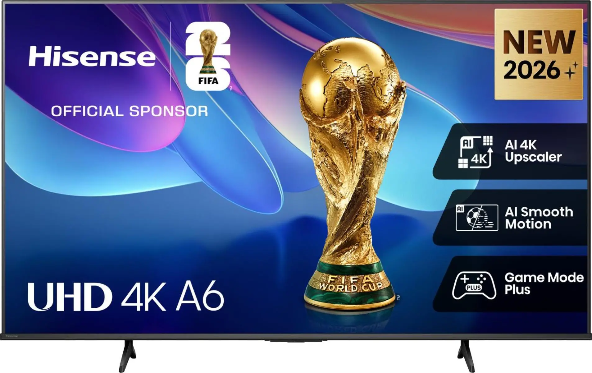 43A6S 109,2 cm (43") 4K Ultra HD Smart TV Wifi Negro