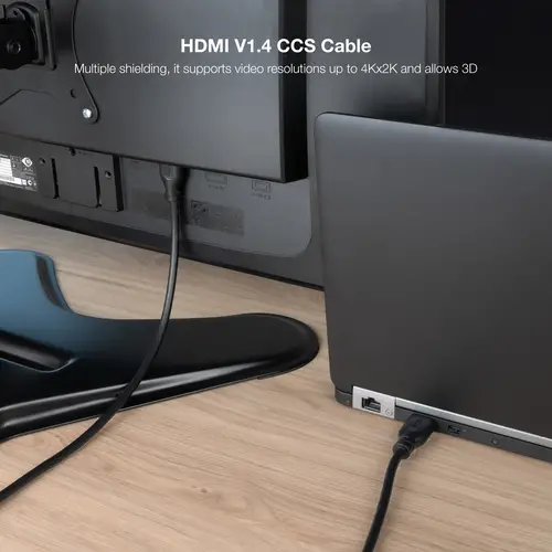 Cable HDMI V1.4 CCS, A/M-A/M, Negro, 3m - Imagen 5