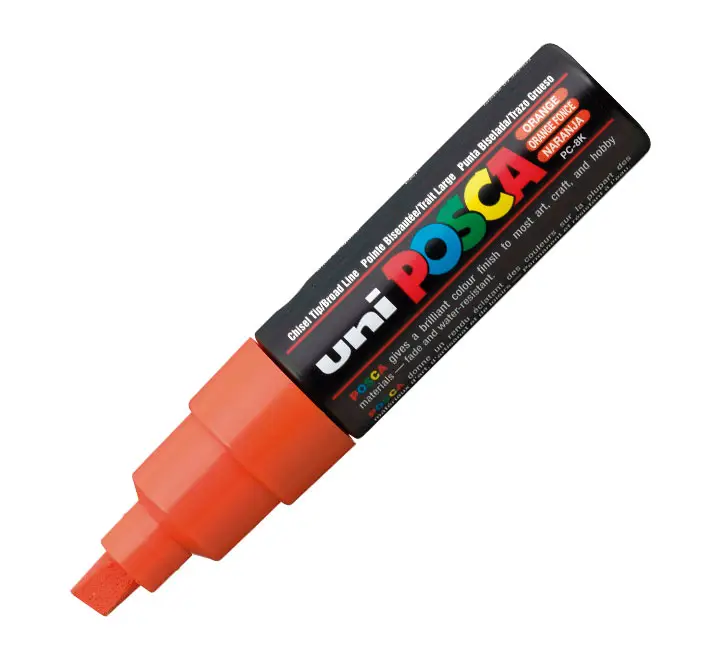 MARCADOR UNI-BALL POSCA PC8K 8.0MM NARANJA