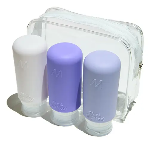 TRBOTTLES3VL botella y recipiente de viaje Silicona Botella flexible
