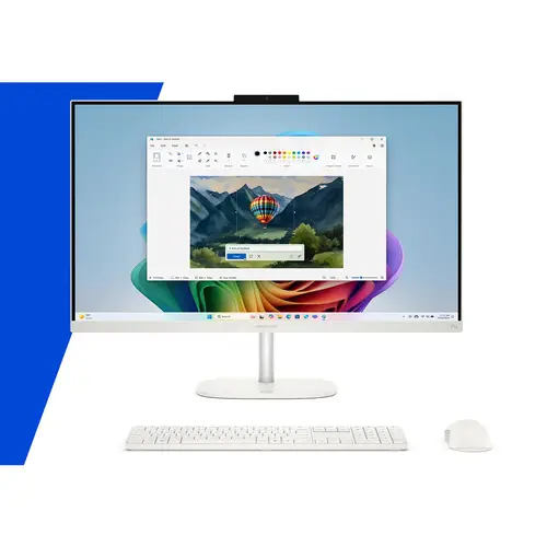 OmniStudio All-in-One Desktop Next Gen AI 27-cy0010ns PC Copilot+ PC Intel Core Ultra 5 322 68,6 cm (27") 1920 x 1080 Pixeles 16 GB DDR5-SDRAM 1 TB SSD Windows 11 Home Wi-Fi 6 (802.11ax) Blanco - Imagen 5