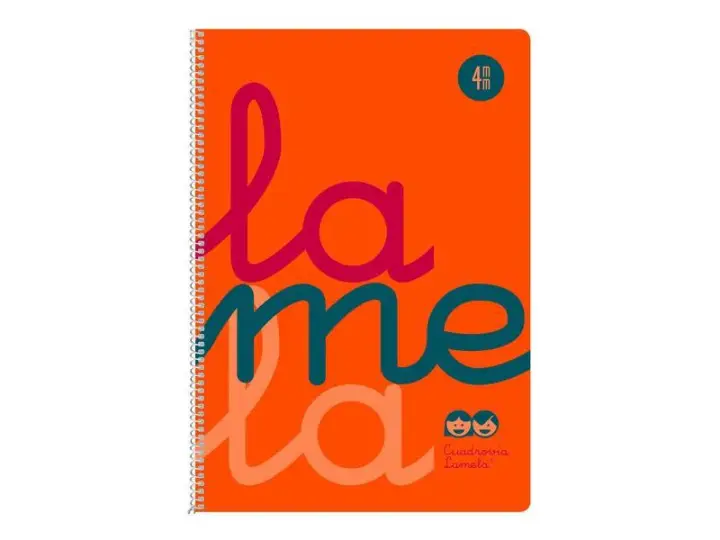 Cuaderno Fº polipropileno C4 80 hojas 90 grs naranja 7FTP004N