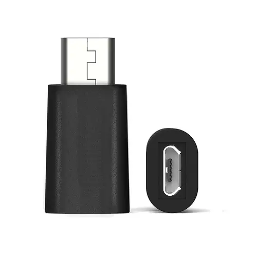 EW-100517-000-N-P cambiador de género para cable USB 3.1 C USB 2.0 Micro Negro, Plata - Imagen 1