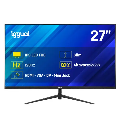 Monitor 27" 1ms FHD 120Hz VGA HDMI DP MM - Imagen 1