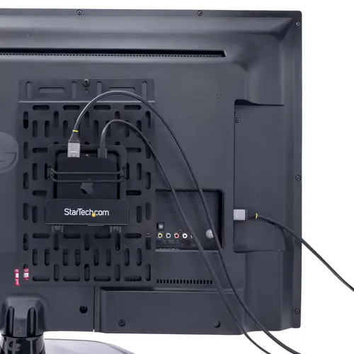Bracket Soporte Universal Ajustable para Accesorios de TV, Router, Reproductor Multimedia o Apple TV - para Instalar una Caja de Cable o Media Player detrás del TV - Capacidad de 5kg - Imagen 3