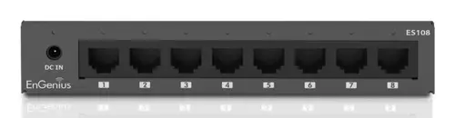 ES108 switch No administrado Gigabit Ethernet (10/100/1000) Negro - Imagen 2