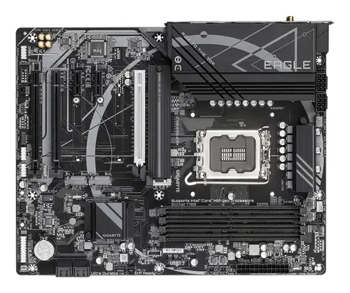Z790 EAGLE AX Placa base - Soporta CPUs Intel Core de 14ª generación, VRM digital de 12+1+1 fases, hasta 7600MHz DDR5 (OC), 3xPCIe 4.0 M.2, Wi-Fi 6E, LAN de 2.5GbE, USB 3.2 Gen 2 - Imagen 4