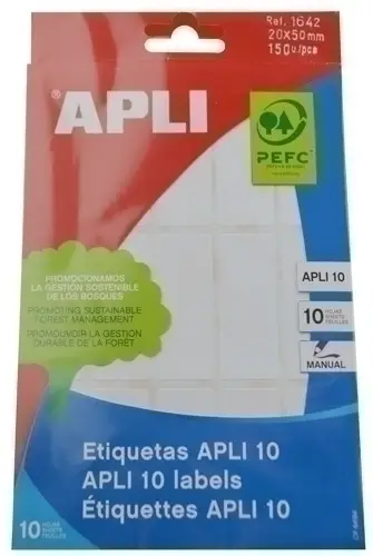 ETIQ.MAN.BOLSA APLI 01642 10h 20x50