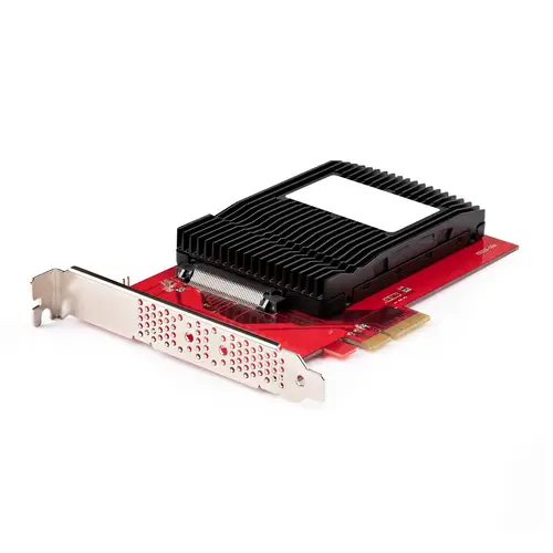 Tarjeta Adaptador U.3 a PCIe - Adaptador PCIe 4.0 x4 para SSDs U.3 NVMe de 2,5" - Tarjeta de Expansión PCI Express SFF-TA-1001 - se Ajusta a TAA - Imagen 6