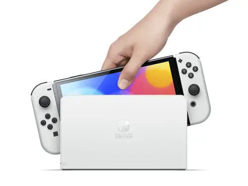 Switch OLED videoconsola portátil 17,8 cm (7") 64 GB Pantalla táctil Wifi Blanco - Imagen 10