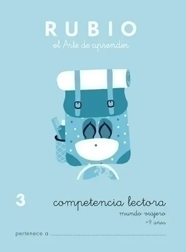 CUADERNO RUBIO A5 COMPETENCIA LECTORA 3 - Pack de 5 unidades - Imagen 1