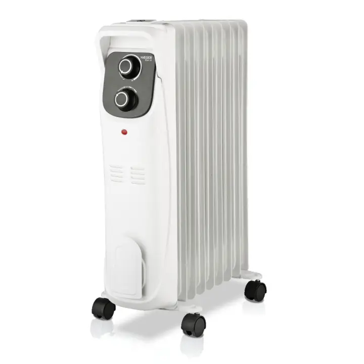 OH-009.006A calefactor eléctrico Interior Negro, Blanco 2000 W R..