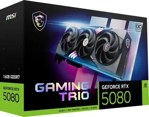 GAMING GEFORCE RTX 5080 16G TRIO OC tarjeta gráfica NVIDIA 16 GB GDDR7 - Imagen 7