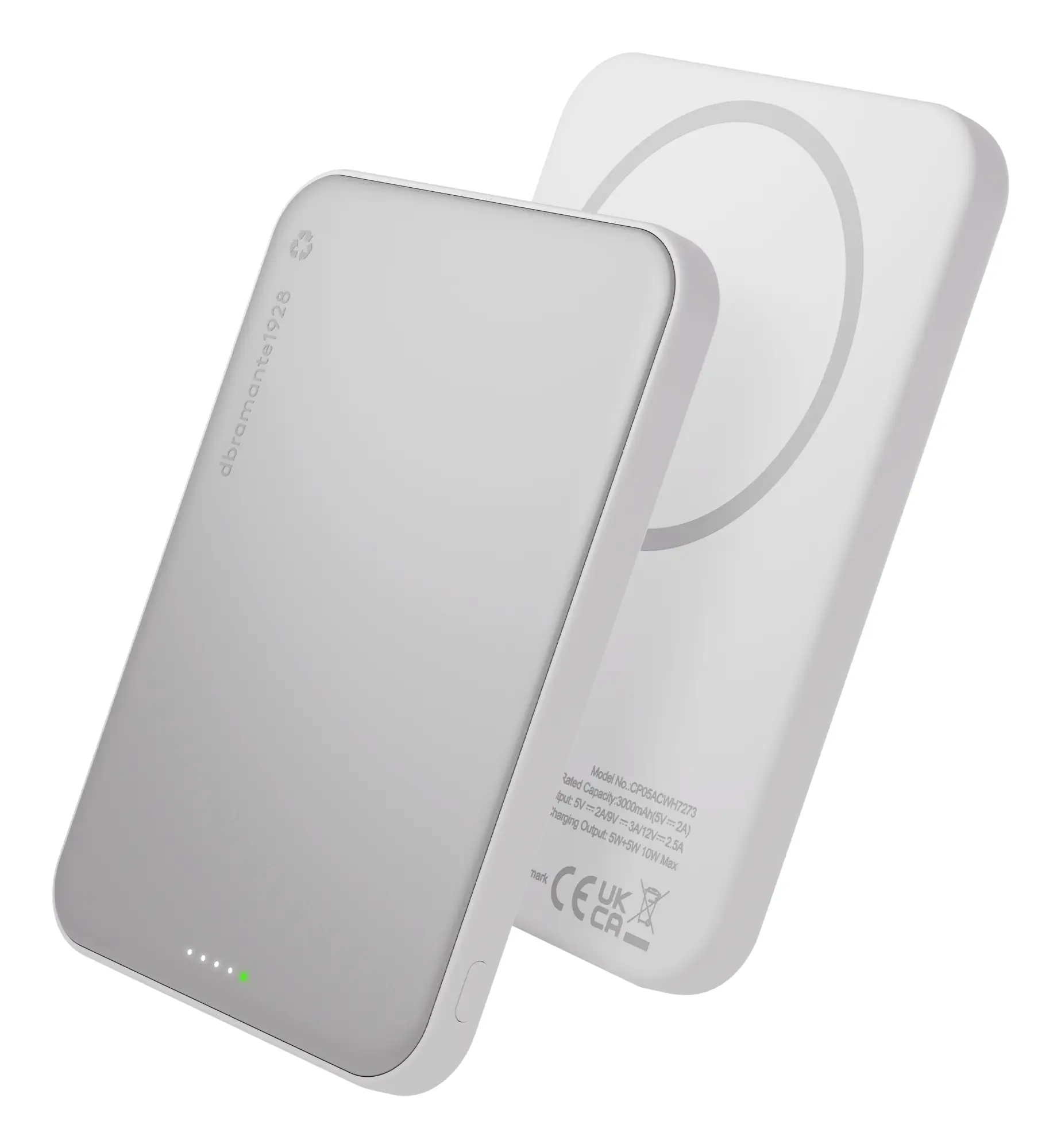 CP05ACWH7273 batería externa 5000 mAh Cargador inalámbrico Alum..
