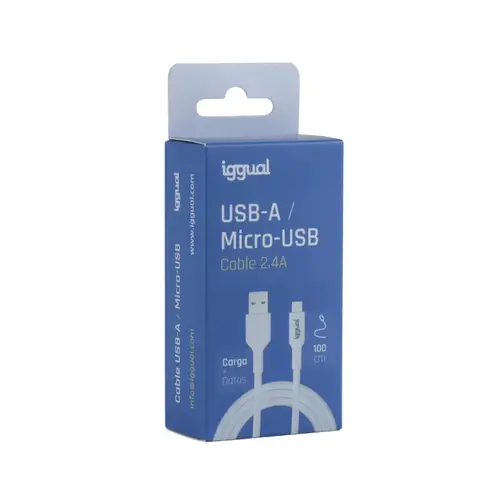 IGG316931 cable USB USB 2.0 1 m USB A Micro-USB A Blanco - Imagen 3