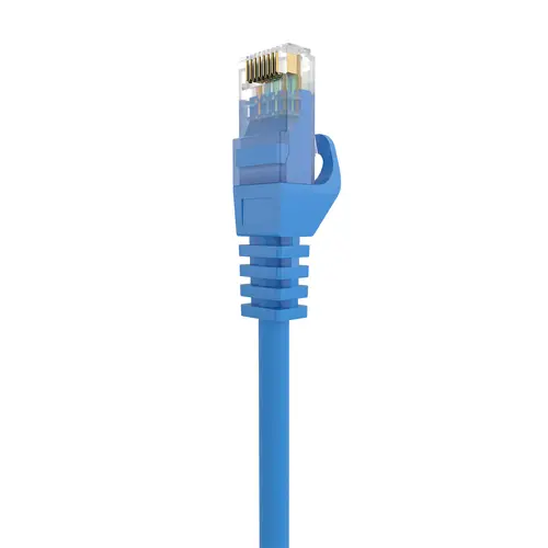 Cable de Red Latiguillo RJ45 LSZH Cat.6A 500 Mhz UTP AWG24, Azul, 0.5M - Imagen 3